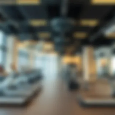 Ajman Tower Fitness Center Well-equipped fitness center in Ajman Tower featuring modern gym equipment