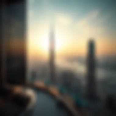Breathtaking Views from High Above Stunning view from Burj Khalifa apartments
