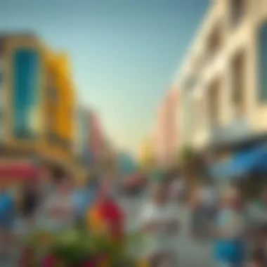 Vibrant Community Near Ibn Battuta Mall Vibrant community atmosphere near Ibn Battuta Mall