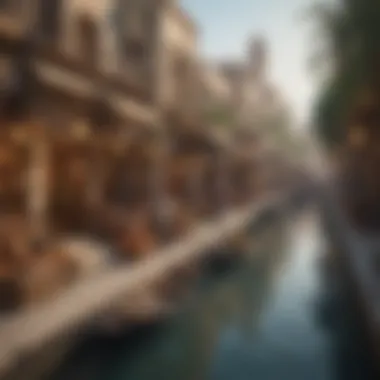 Souks by the Creek Vibrant souks lined along the banks of Dubai Creek