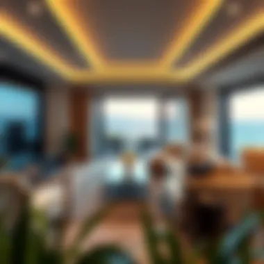 Elegant Living Room with Sea Views Elegant living room with panoramic sea views