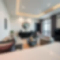 Stylish studio apartment interior in Al Nahda, Dubai