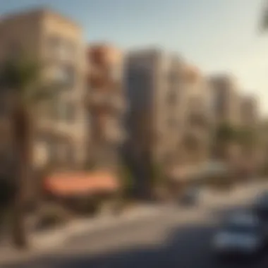 Vibrant Neighborhood of Hor Al Anz Exterior view of studio flats in a vibrant neighborhood
