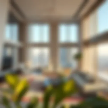 Inside view of a luxury Omniyat residence highlighting modern design