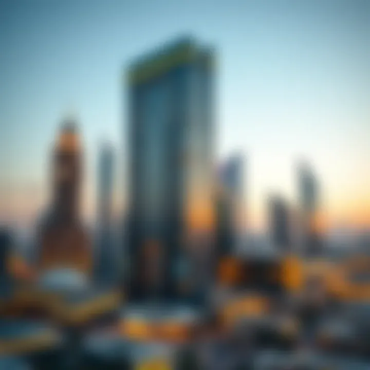 Stunning skyline view of Dubai showcasing Omniyat's architecture