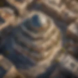 Aerial view of One Za'abeel showcasing its distinctive architecture