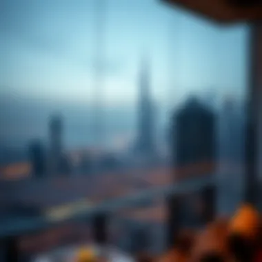 Stunning Dubai Skyline from Residences View of Dubai skyline from Paramount Residences