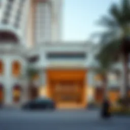 Paramount Hotel exterior showcasing architectural elegance