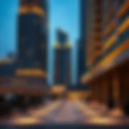 Stunning exterior view of Pullman Jumeirah Lakes Towers