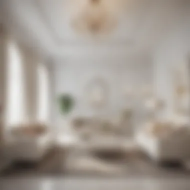 Elegant Interiors of White Palace Apartments Luxurious interior of an apartment in the White Palace