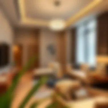 Cozy Living Area in Apartment Hotel Cozy living area in an apartment hotel designed for comfort